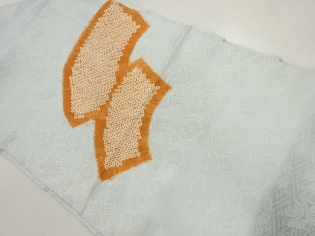 JAPANESE KIMONO / ANTIQUE NAGOYA OBI / SILK / SHIBORI / JIGAMI PATTERN